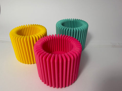 Modern Ribbed Tealight Holder